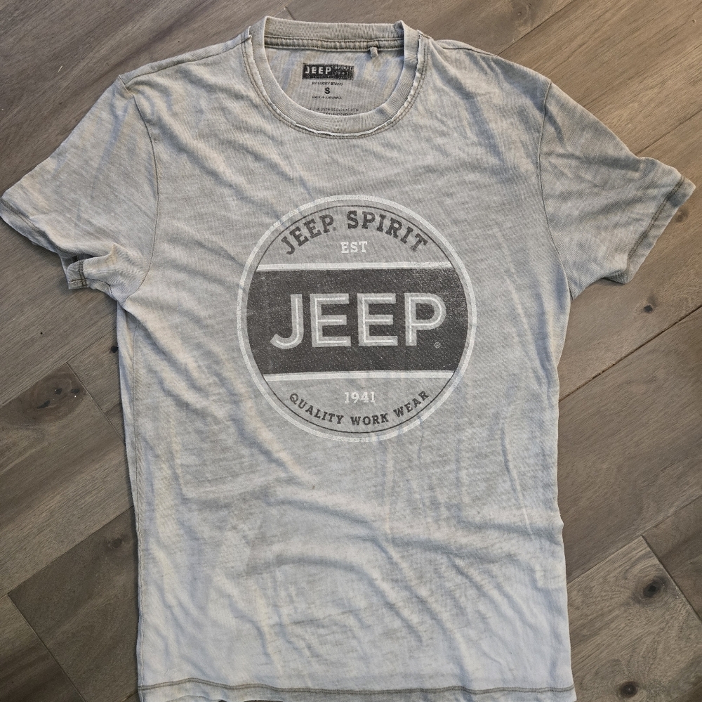 Lucky Brand JEEP Spirit Gray T Shirt